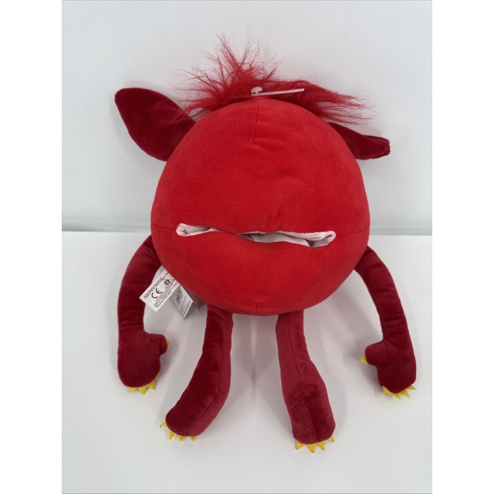 The Puppet Company  Red Baby Monster Hand‎ Puppet squeaker Big Mouth 12" NWT - Picture 2 of 5
